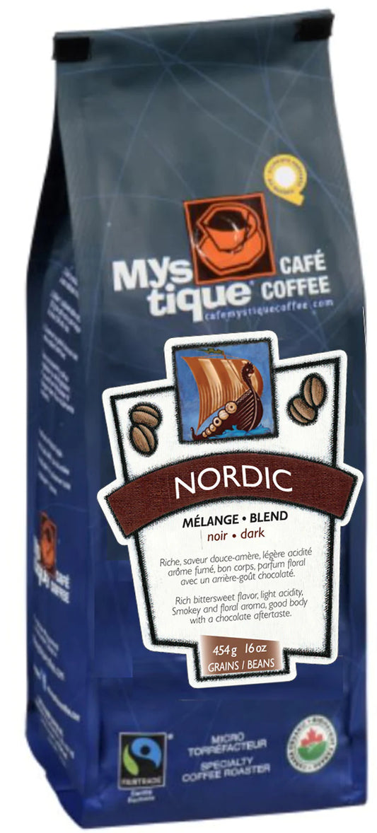Mystique Coffee, grains de café nordiques (454g) 